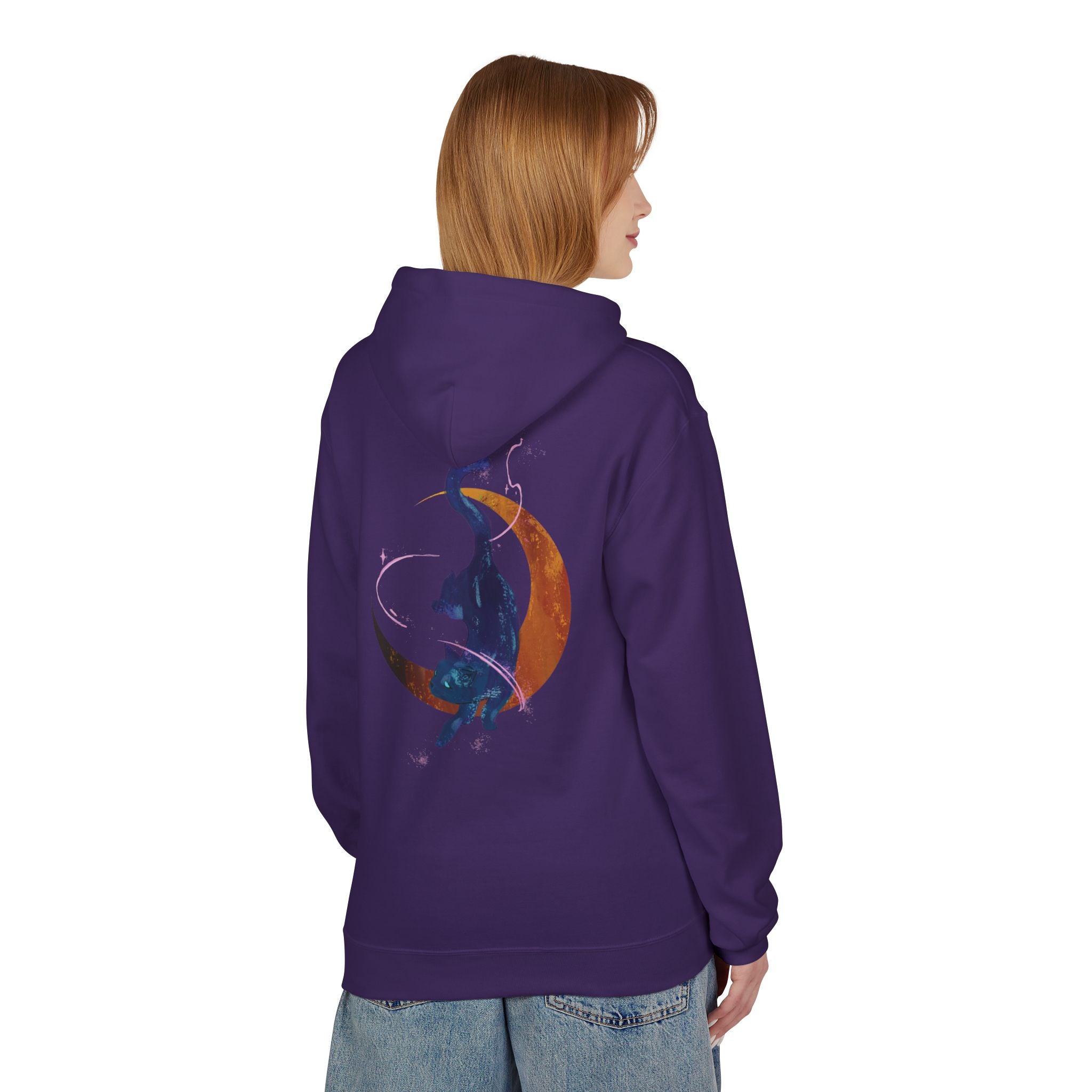 Lunar Cat Hoodie (Unisex) Couple