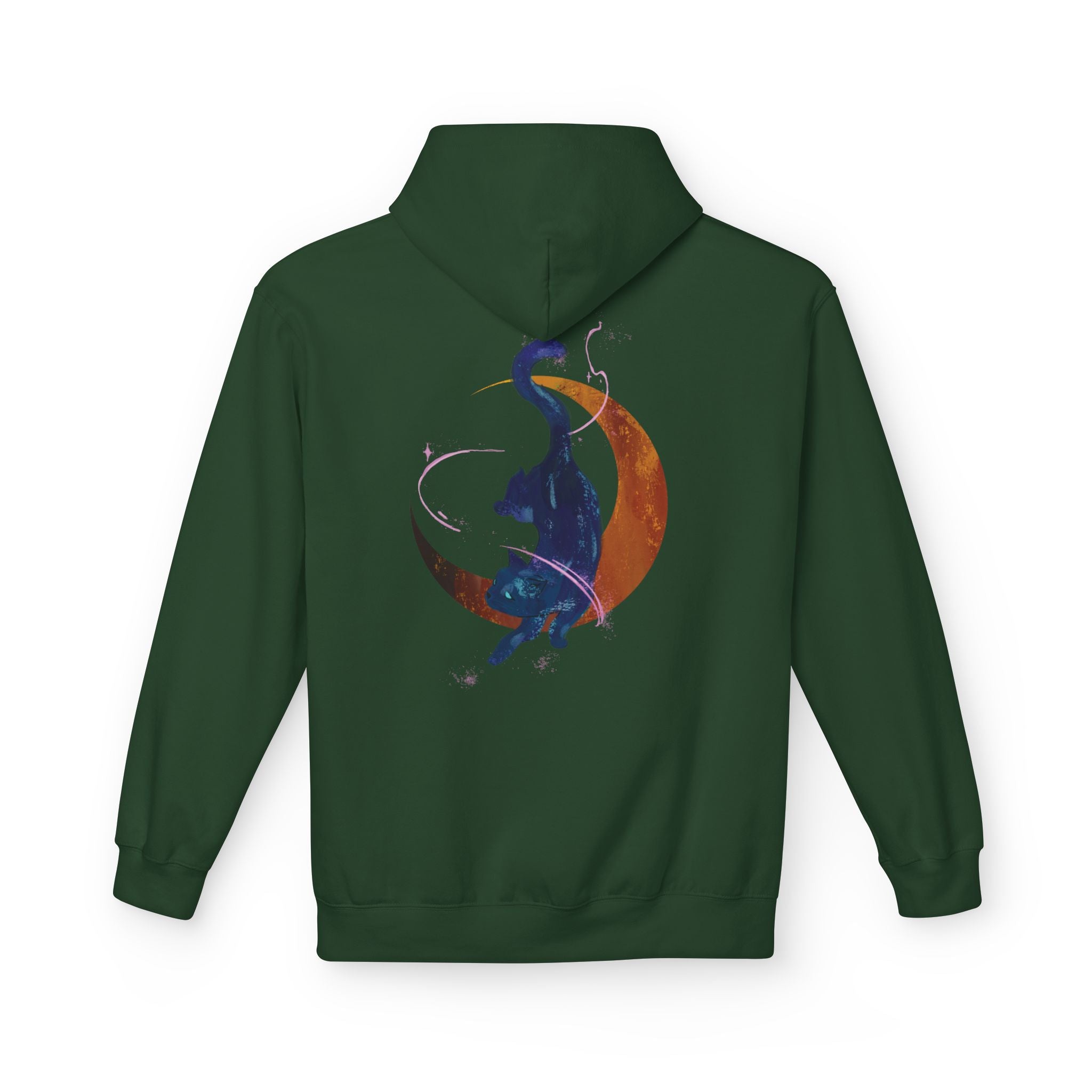 Lunar Cat Hoodie (Unisex) Couple